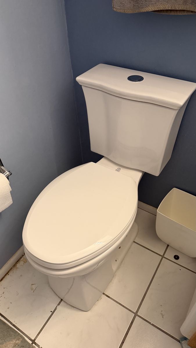 New toilet installed